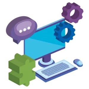 Illustration of software installation and configuration with ethical support